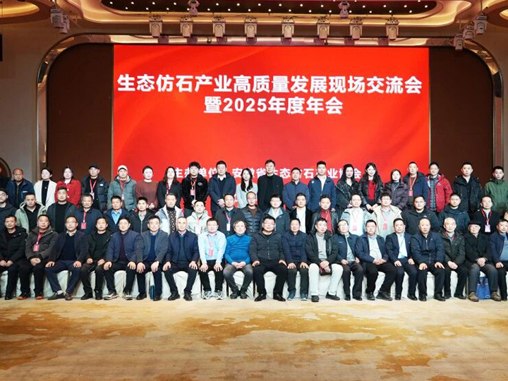 達（dá）鋒機械受邀出（chū）席生態仿石產業高質量發展（zhǎn）交流會，共築仿石產業新生態！